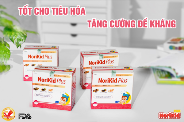 Sản phẩm Norikid Plus giúp trẻ tăng cân hiệu quả